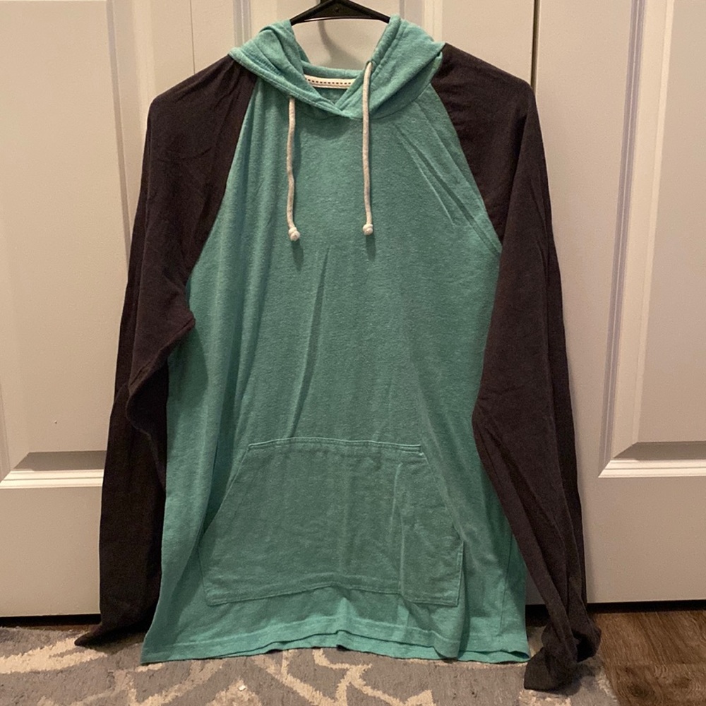 Urban Pipeline Blue and Black Hoodie